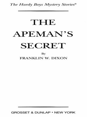 cover image of The Apeman's Secret
